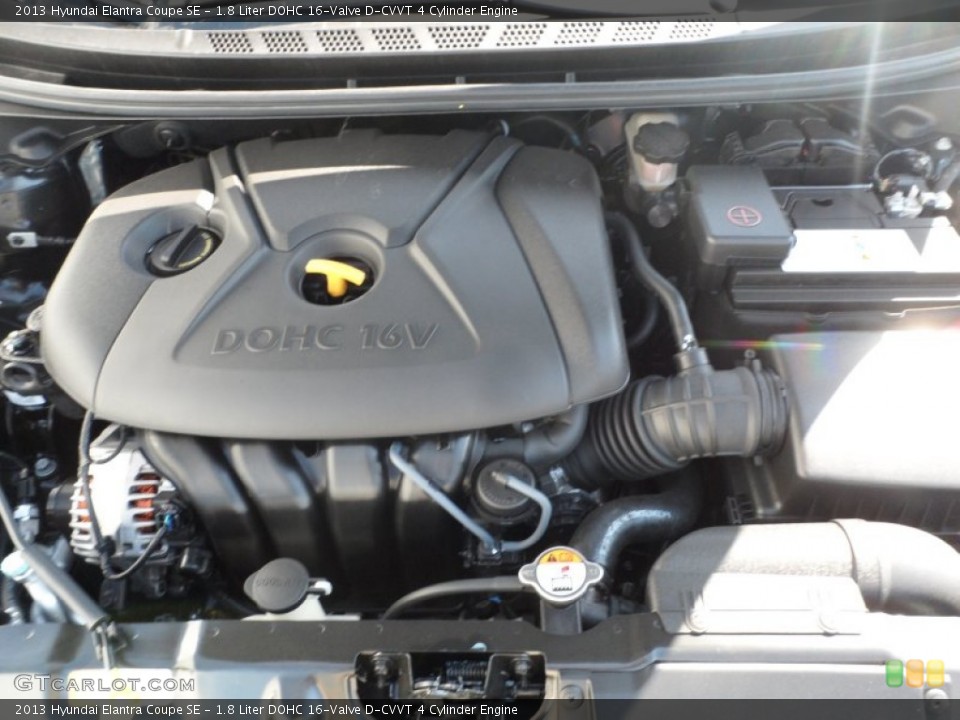 1.8 Liter DOHC 16-Valve D-CVVT 4 Cylinder Engine for the 2013 Hyundai Elantra #67811268
