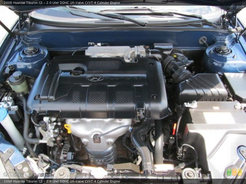 2.0 Liter DOHC 16-Valve CVVT 4 Cylinder Engine for the 2008 Hyundai Tiburon #67825389