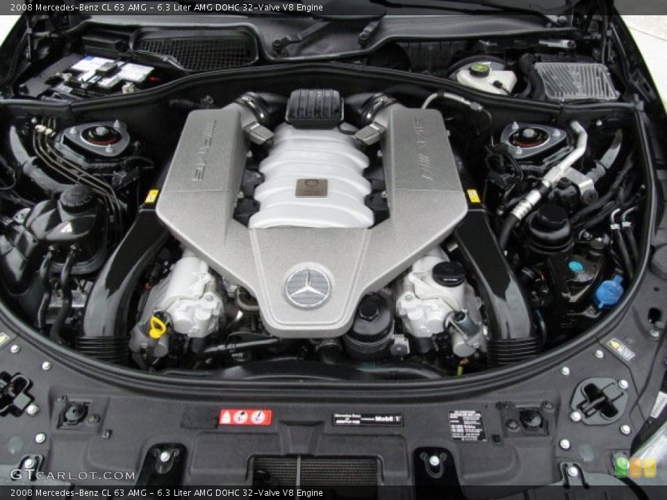 6.3 Liter AMG DOHC 32-Valve V8 Engine for the 2008 Mercedes-Benz CL #67826799