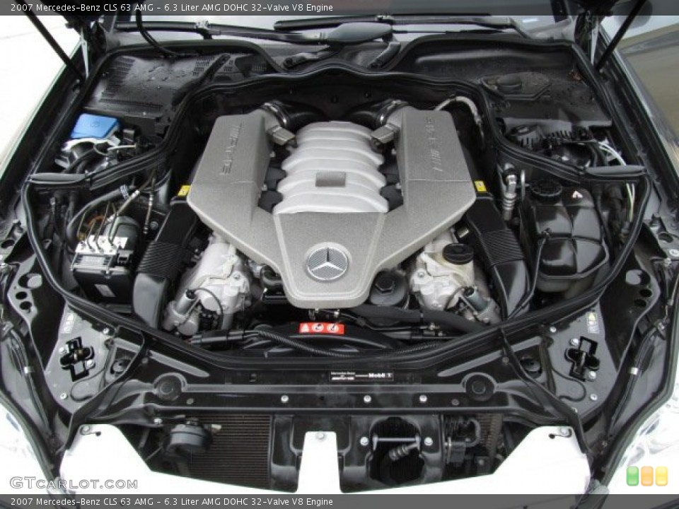 6.3 Liter AMG DOHC 32-Valve V8 2007 Mercedes-Benz CLS Engine