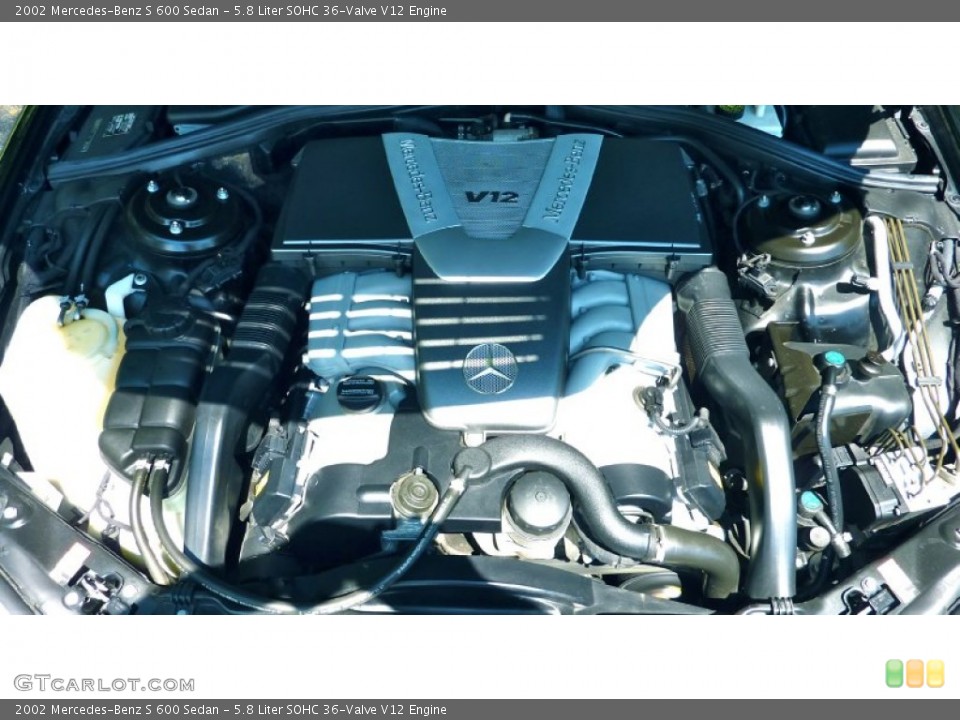 5.8 Liter SOHC 36-Valve V12 Engine for the 2002 Mercedes-Benz S #67836797