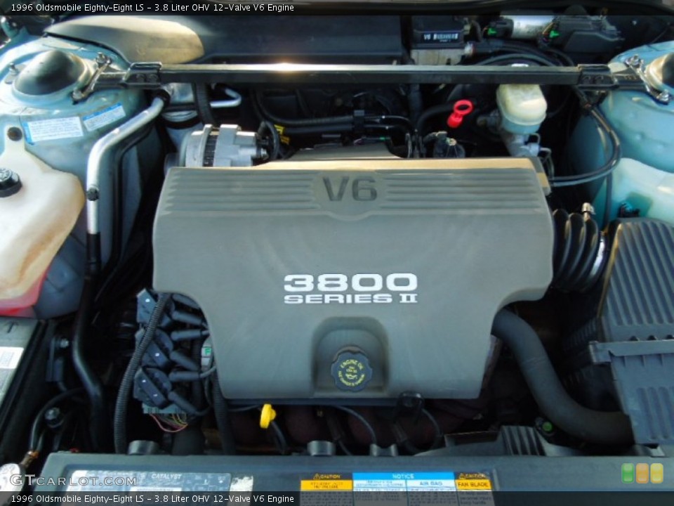 3.8 Liter OHV 12-Valve V6 1996 Oldsmobile Eighty-Eight Engine