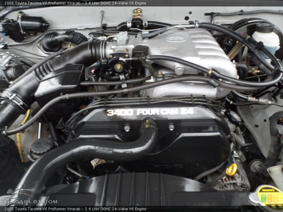 3.4 Liter DOHC 24-Valve V6 Engine for the 2003 Toyota Tacoma #67875772