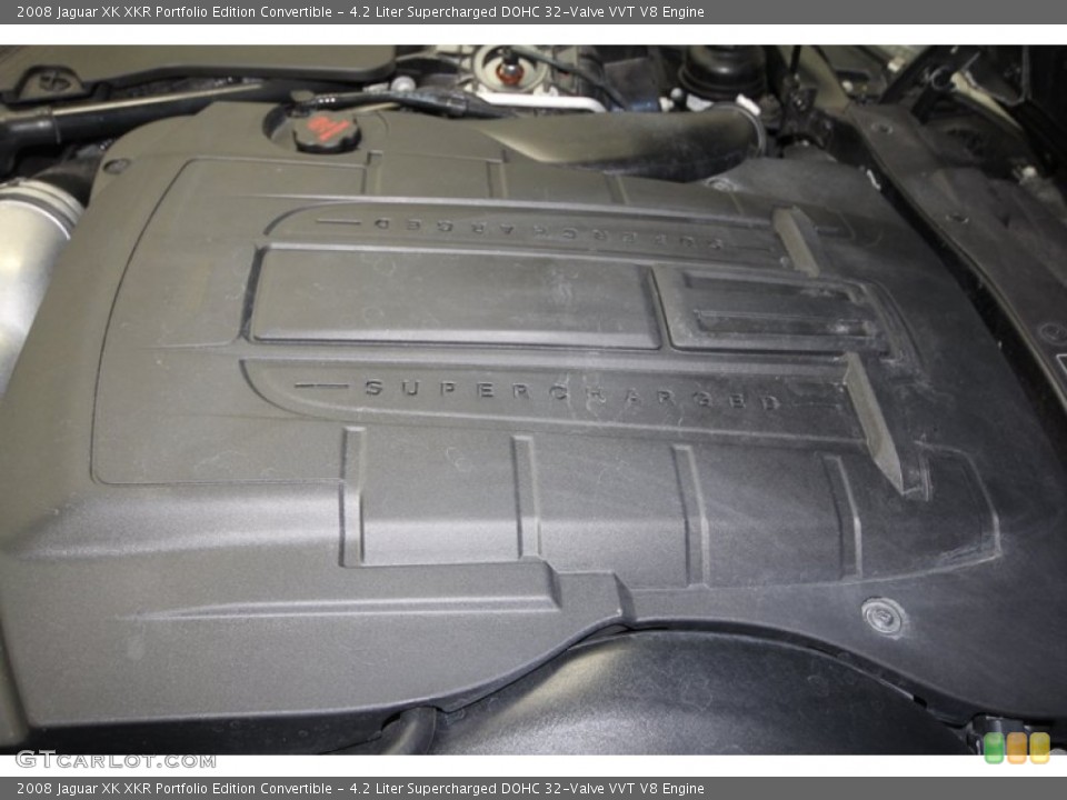 4.2 Liter Supercharged DOHC 32-Valve VVT V8 Engine for the 2008 Jaguar XK #67921598