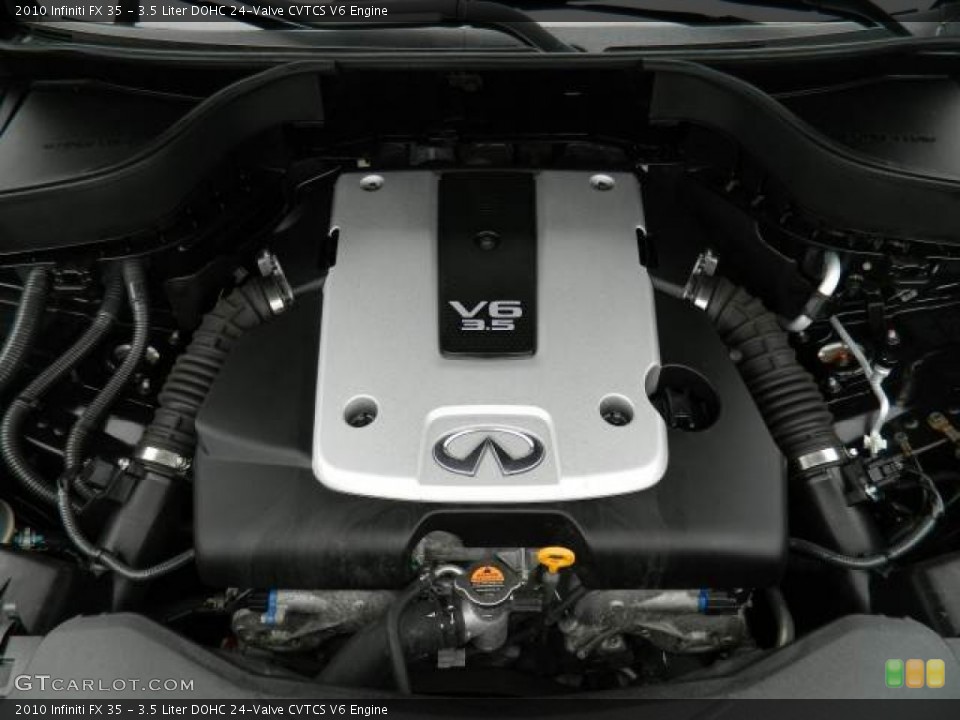 3.5 Liter DOHC 24-Valve CVTCS V6 2010 Infiniti FX Engine