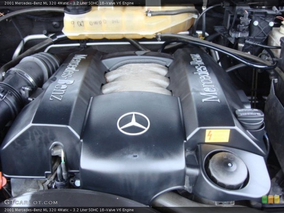 3.2 Liter SOHC 18-Valve V6 2001 Mercedes-Benz ML Engine