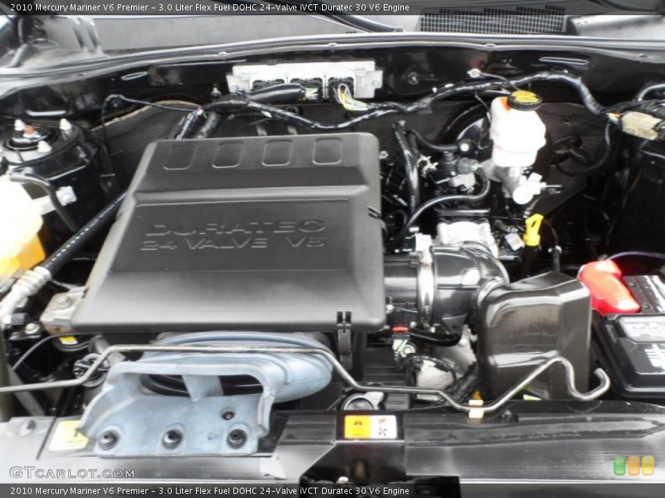 3.0 Liter Flex Fuel DOHC 24-Valve iVCT Duratec 30 V6 Engine for the 2010 Mercury Mariner #67944751