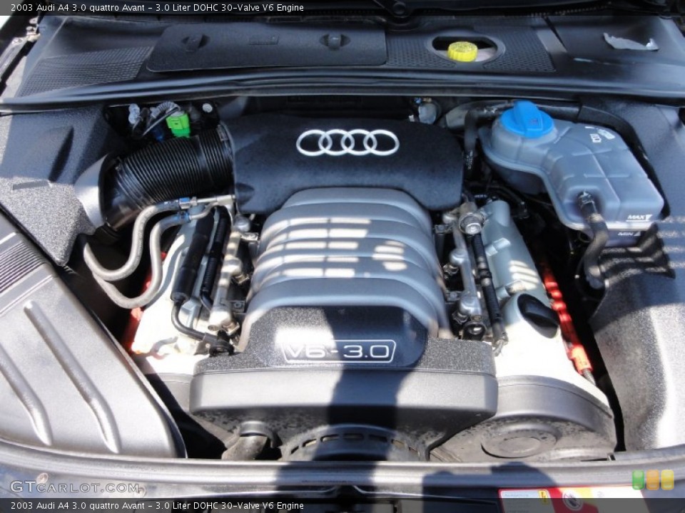 3.0 Liter DOHC 30-Valve V6 Engine for the 2003 Audi A4 #67948556