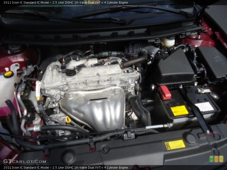 2.5 Liter DOHC 16-Valve Dual VVT-i 4 Cylinder Engine for the 2011 Scion tC #67956473