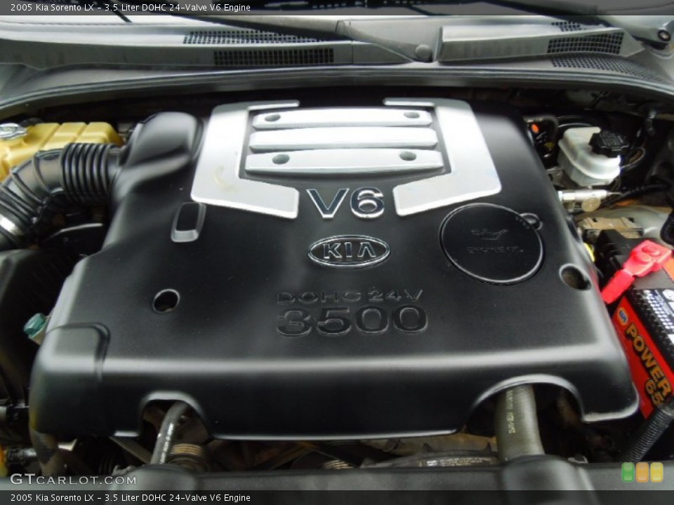 3.5 Liter DOHC 24-Valve V6 2005 Kia Sorento Engine