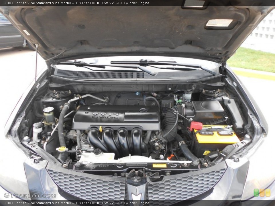 1.8 Liter DOHC 16V VVT-i 4 Cylinder Engine for the 2003 Pontiac Vibe #67979186