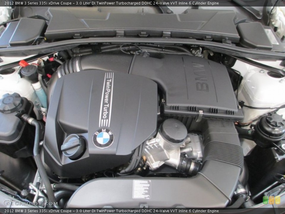 3.0 Liter DI TwinPower Turbocharged DOHC 24-Valve VVT Inline 6 Cylinder Engine for the 2012 BMW 3 Series #67983194