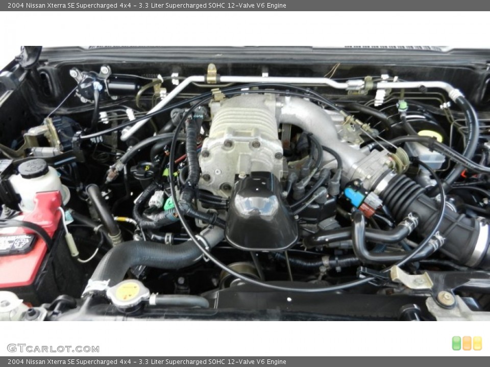 3.3 Liter Supercharged SOHC 12-Valve V6 Engine for the 2004 Nissan Xterra #67986449