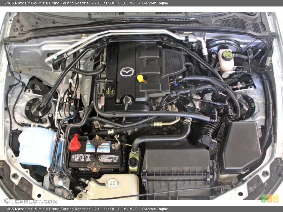 2.0 Liter DOHC 16V VVT 4 Cylinder 2006 Mazda MX-5 Miata Engine