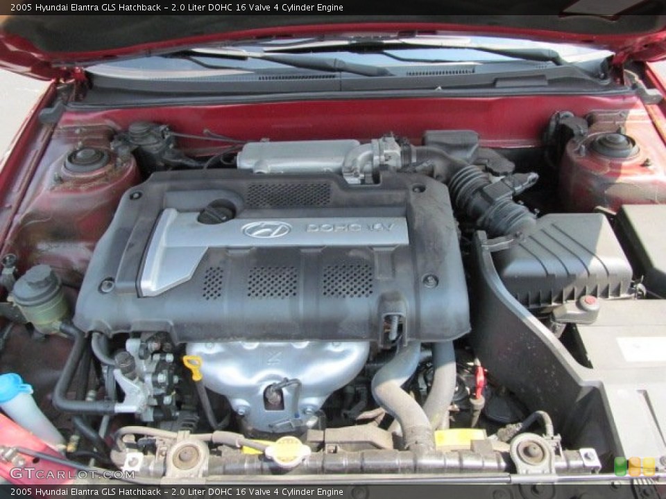 2.0 Liter DOHC 16 Valve 4 Cylinder Engine for the 2005 Hyundai Elantra #68006135