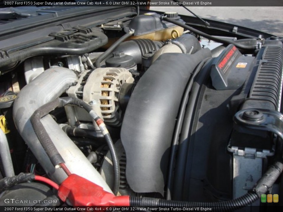 6.0 Liter OHV 32-Valve Power Stroke Turbo-Diesel V8 Engine for the 2007 Ford F350 Super Duty #68025449
