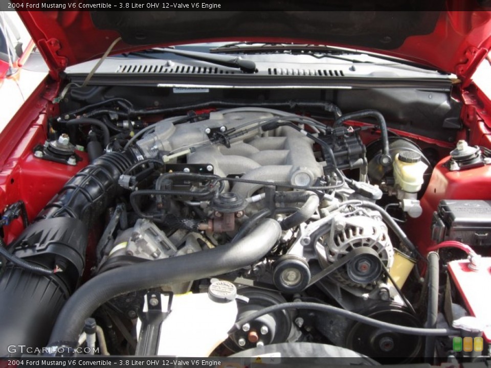 3.8 Liter OHV 12-Valve V6 Engine for the 2004 Ford Mustang #68025463