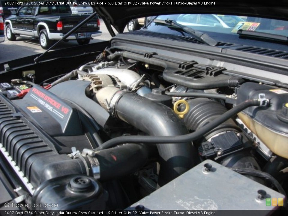 6.0 Liter OHV 32-Valve Power Stroke Turbo-Diesel V8 Engine for the 2007 Ford F350 Super Duty #68025467
