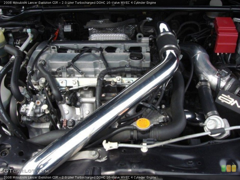 2.0 Liter Turbocharged DOHC 16-Valve MIVEC 4 Cylinder Engine for the 2008 Mitsubishi Lancer Evolution #68028209