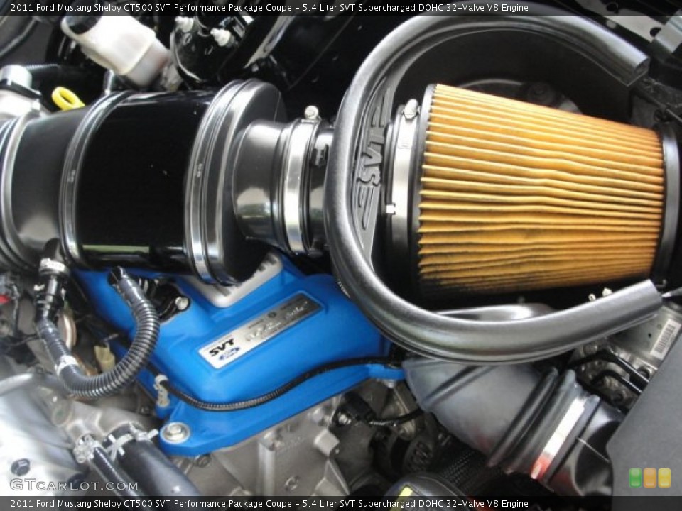 5.4 Liter SVT Supercharged DOHC 32-Valve V8 Engine for the 2011 Ford Mustang #68034020
