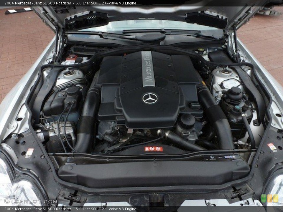 5.0 Liter SOHC 24-Valve V8 Engine for the 2004 Mercedes-Benz SL #68049295