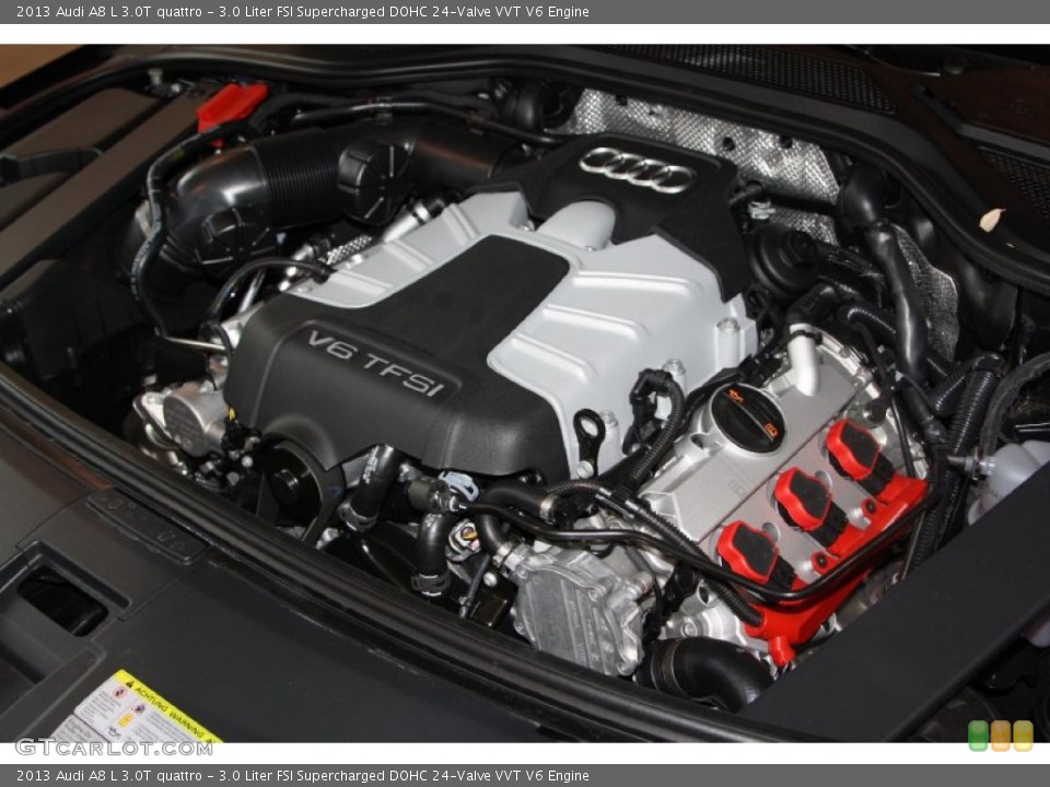 3.0 Liter FSI Supercharged DOHC 24-Valve VVT V6 Engine for the 2013 Audi A8 #68062122