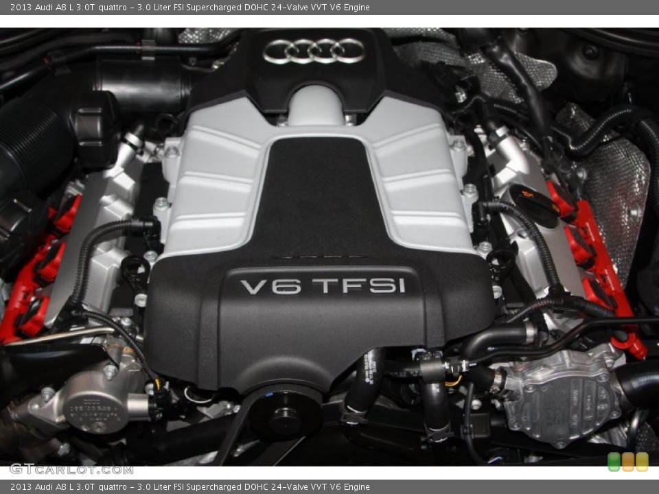 3.0 Liter FSI Supercharged DOHC 24-Valve VVT V6 Engine for the 2013 Audi A8 #68062133