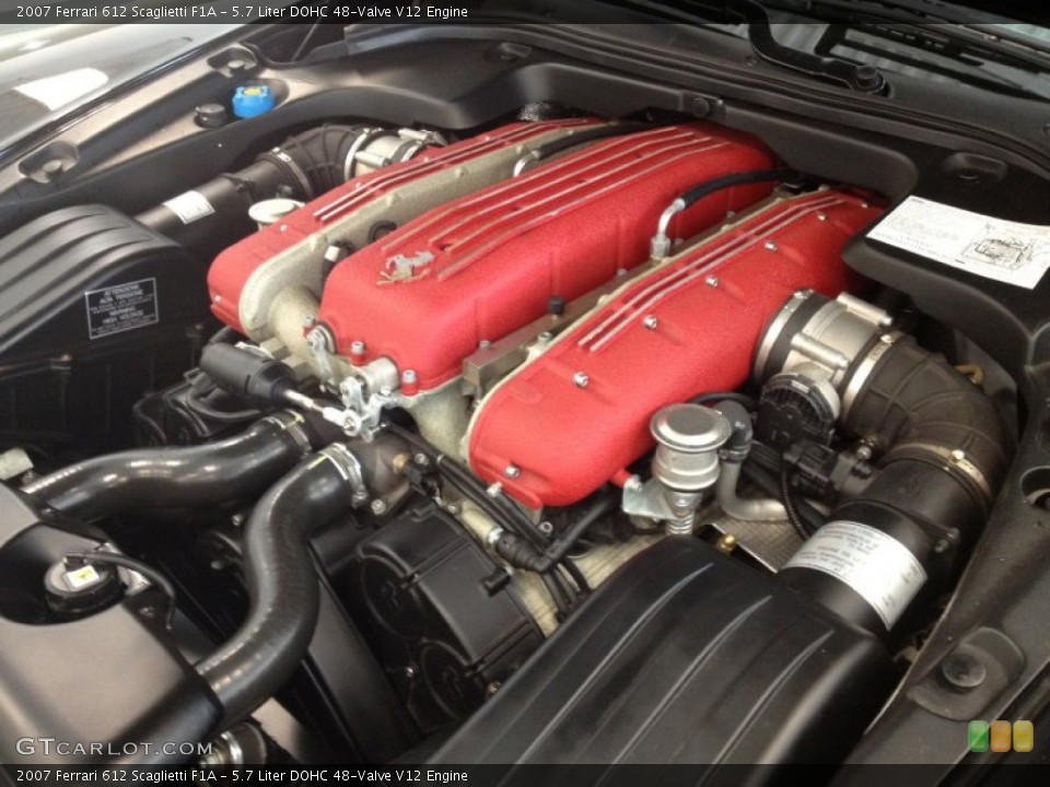 5.7 Liter DOHC 48-Valve V12 Engine for the 2007 Ferrari 612 Scaglietti #68073936