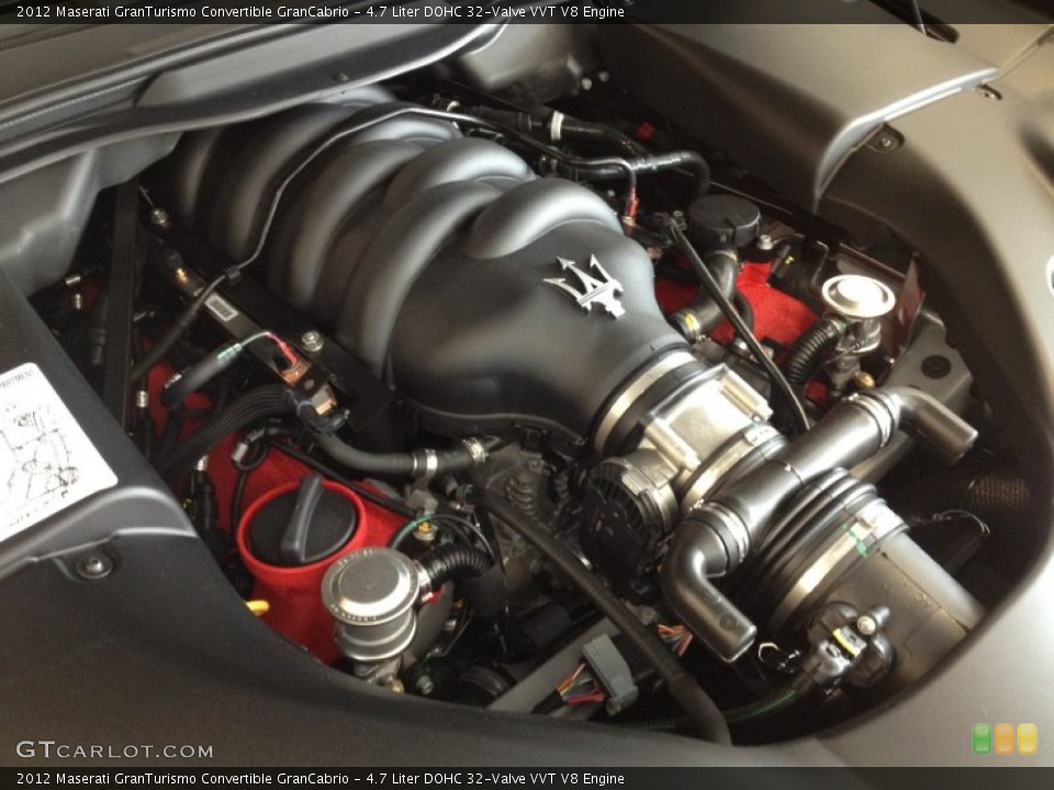 4.7 Liter DOHC 32-Valve VVT V8 Engine for the 2012 Maserati GranTurismo Convertible #68074202