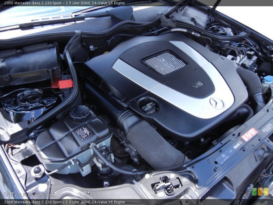 2.5 Liter DOHC 24-Valve V6 Engine for the 2006 Mercedes-Benz C #68075840