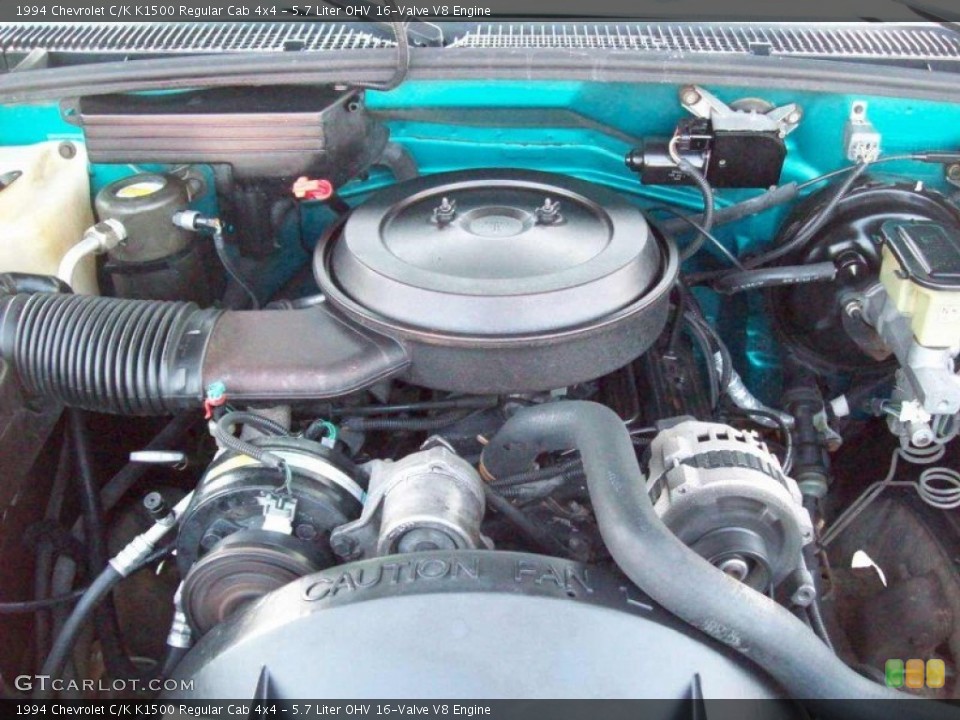 5.7 Liter OHV 16-Valve V8 Engine for the 1994 Chevrolet C/K #68095358
