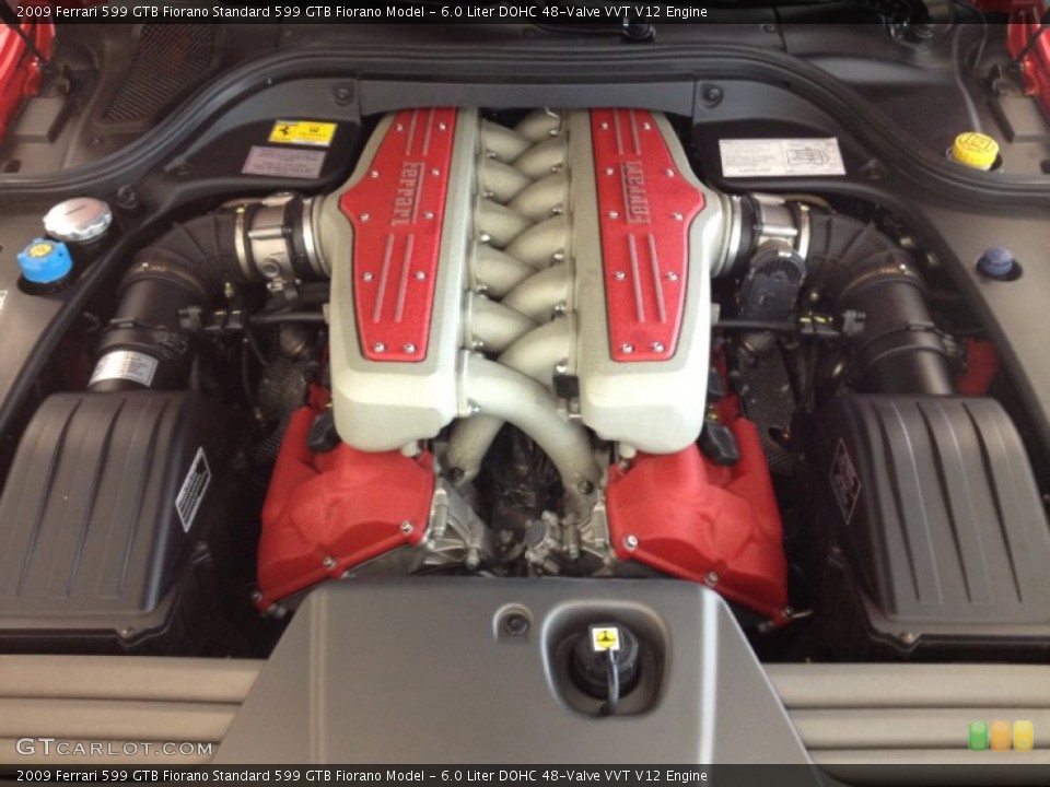 6.0 Liter DOHC 48-Valve VVT V12 Engine for the 2009 Ferrari 599 GTB Fiorano #68110724
