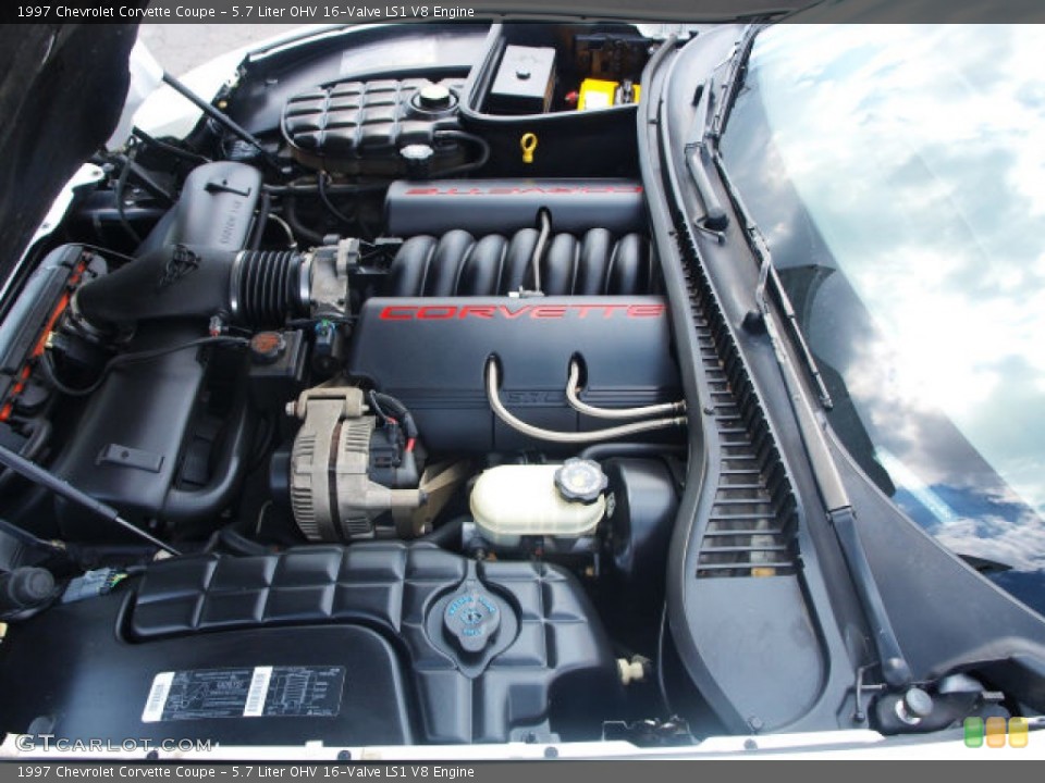 5.7 Liter OHV 16-Valve LS1 V8 Engine for the 1997 Chevrolet Corvette #68111801