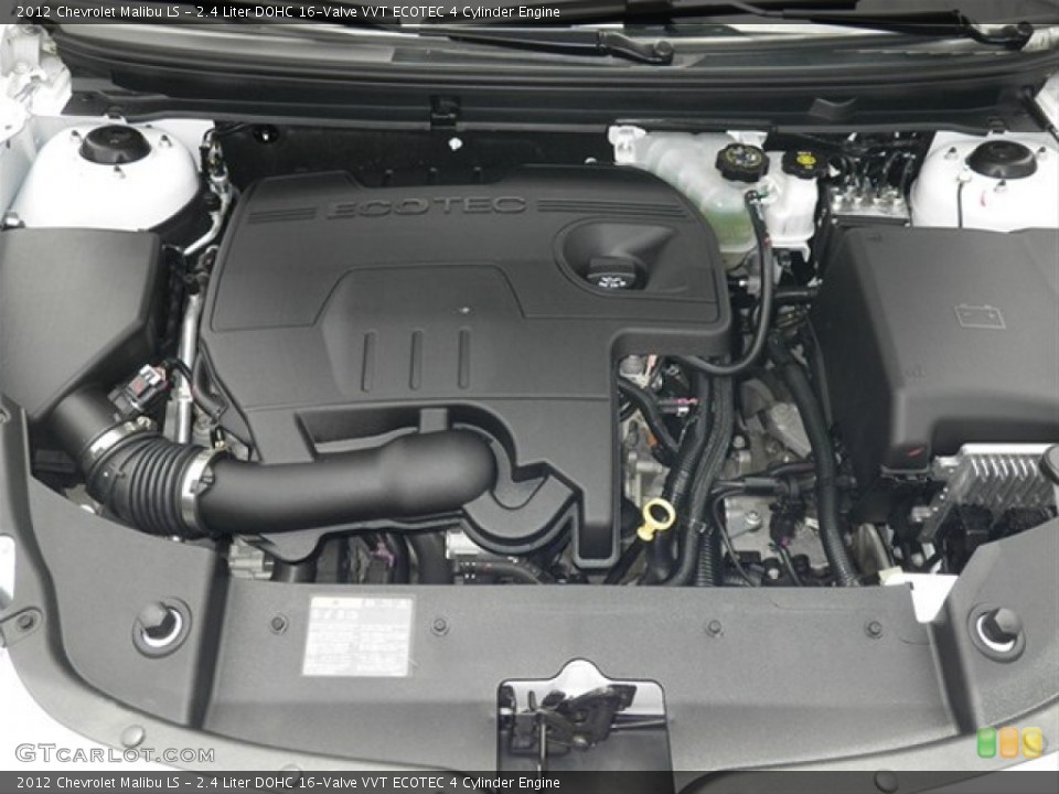 2.4 Liter DOHC 16-Valve VVT ECOTEC 4 Cylinder Engine for the 2012 Chevrolet Malibu #68124587