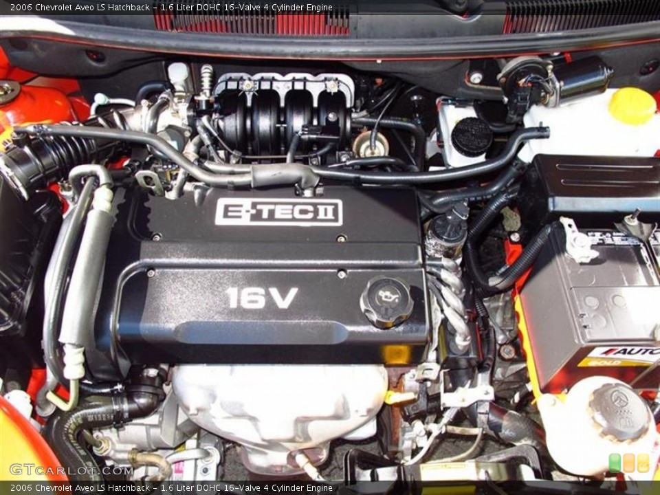 1.6 Liter DOHC 16-Valve 4 Cylinder Engine for the 2006 Chevrolet Aveo #68126558