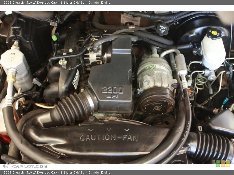 2.2 Liter OHV 8V 4 Cylinder Engine for the 2003 Chevrolet S10 #68133917