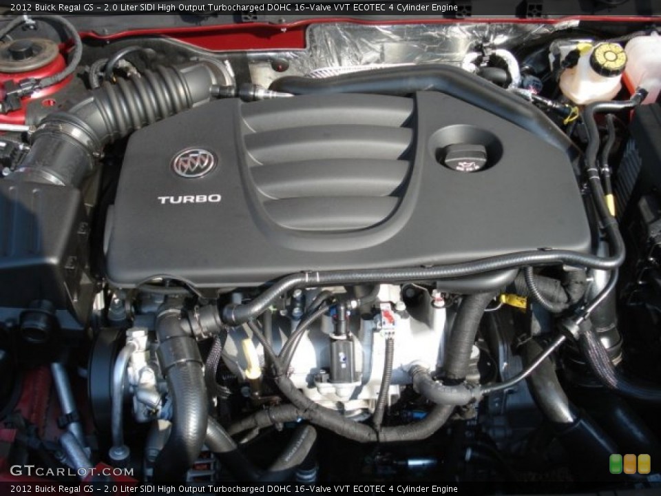 2.0 Liter SIDI High Output Turbocharged DOHC 16-Valve VVT ECOTEC 4 Cylinder Engine for the 2012 Buick Regal #68136131