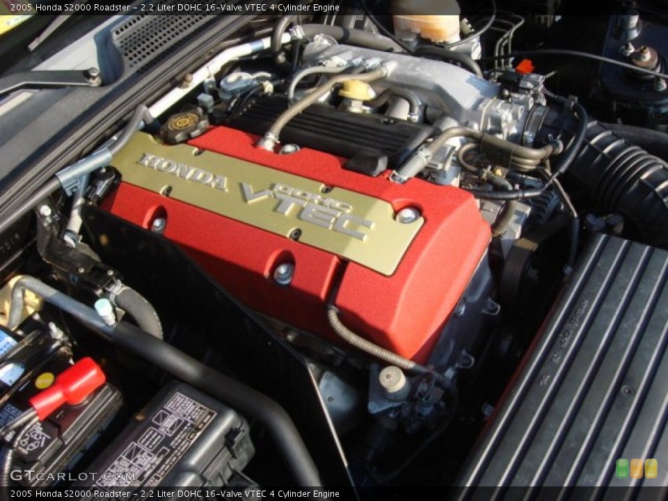 2.2 Liter DOHC 16-Valve VTEC 4 Cylinder Engine for the 2005 Honda S2000 #68147870