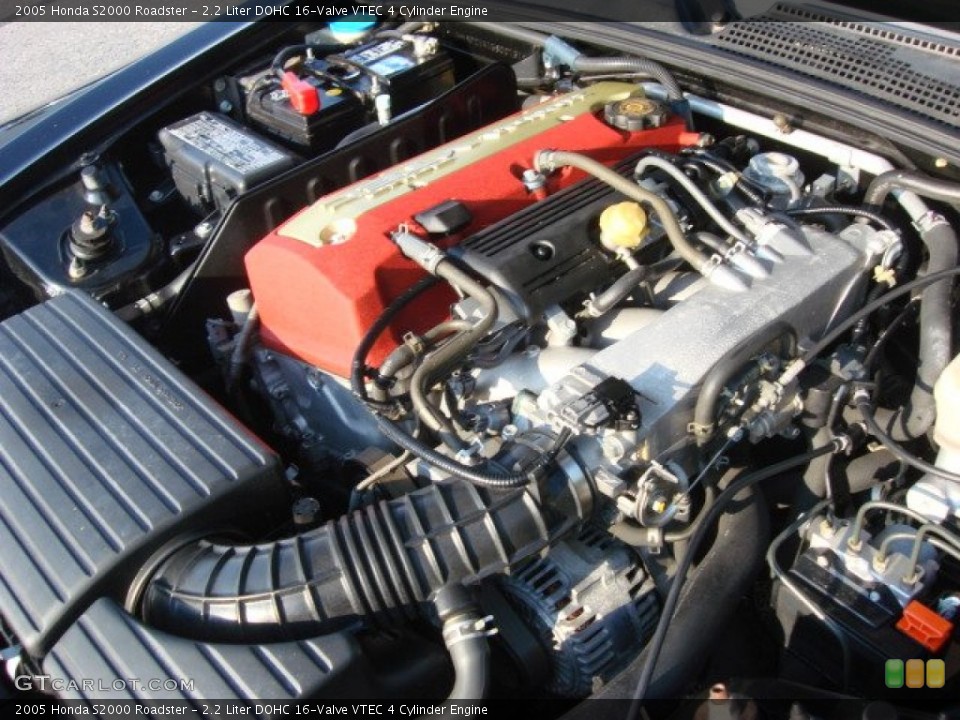 2.2 Liter DOHC 16-Valve VTEC 4 Cylinder Engine for the 2005 Honda S2000 #68147876