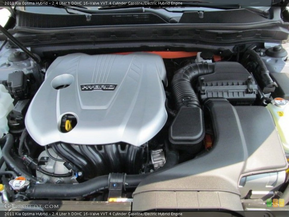 2.4 Liter h DOHC 16-Valve VVT 4 Cylinder Gasoline/Electric Hybrid Engine for the 2011 Kia Optima #68150766