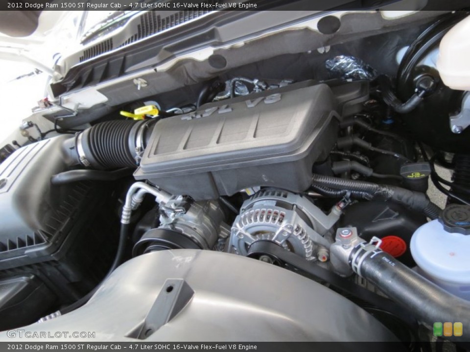 4.7 Liter SOHC 16-Valve Flex-Fuel V8 Engine for the 2012 Dodge Ram 1500 #68157846