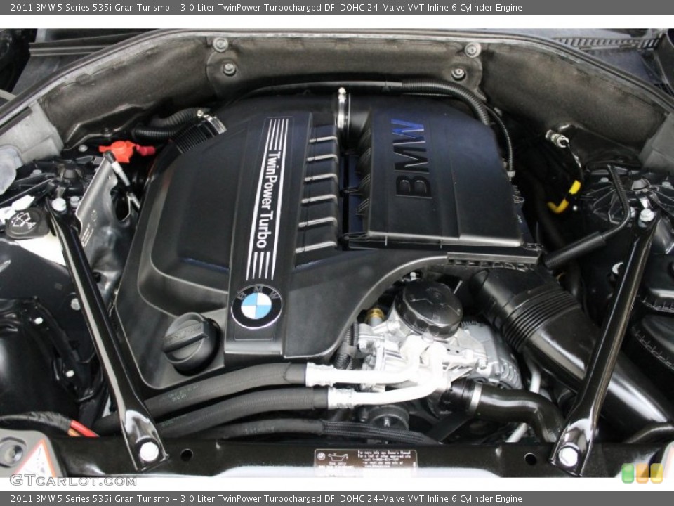 3.0 Liter TwinPower Turbocharged DFI DOHC 24-Valve VVT Inline 6 Cylinder Engine for the 2011 BMW 5 Series #68171103