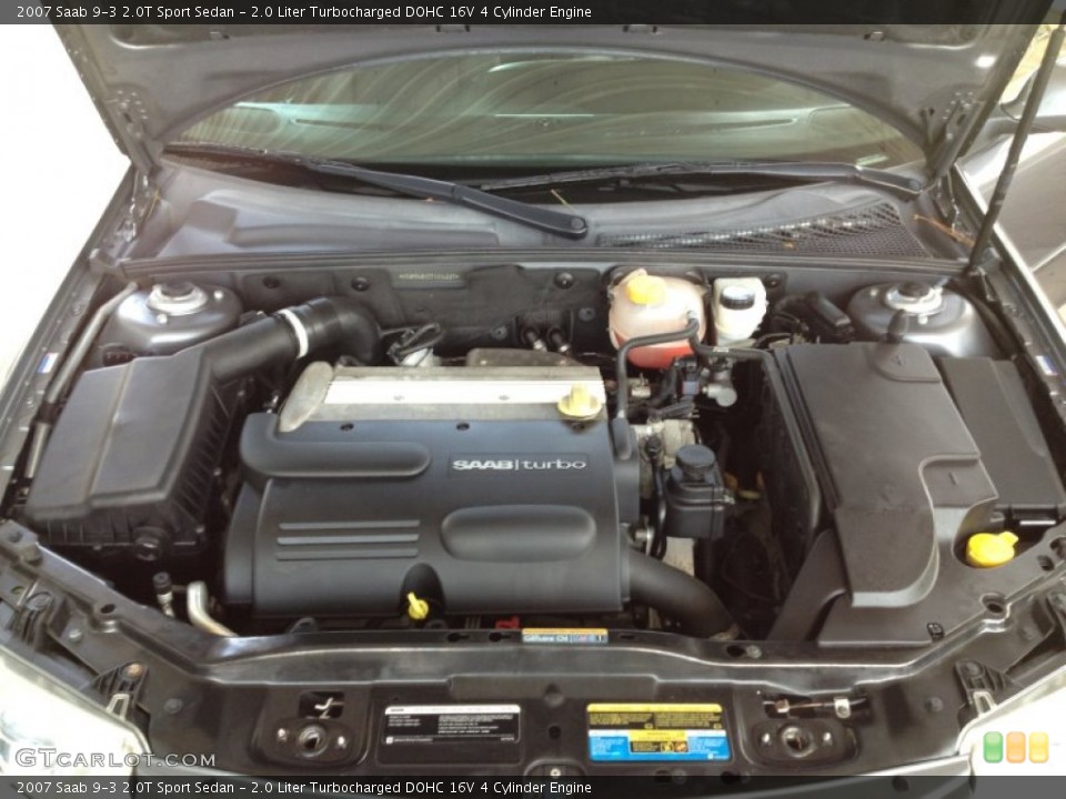 2.0 Liter Turbocharged DOHC 16V 4 Cylinder Engine for the 2007 Saab 9-3 #68174868