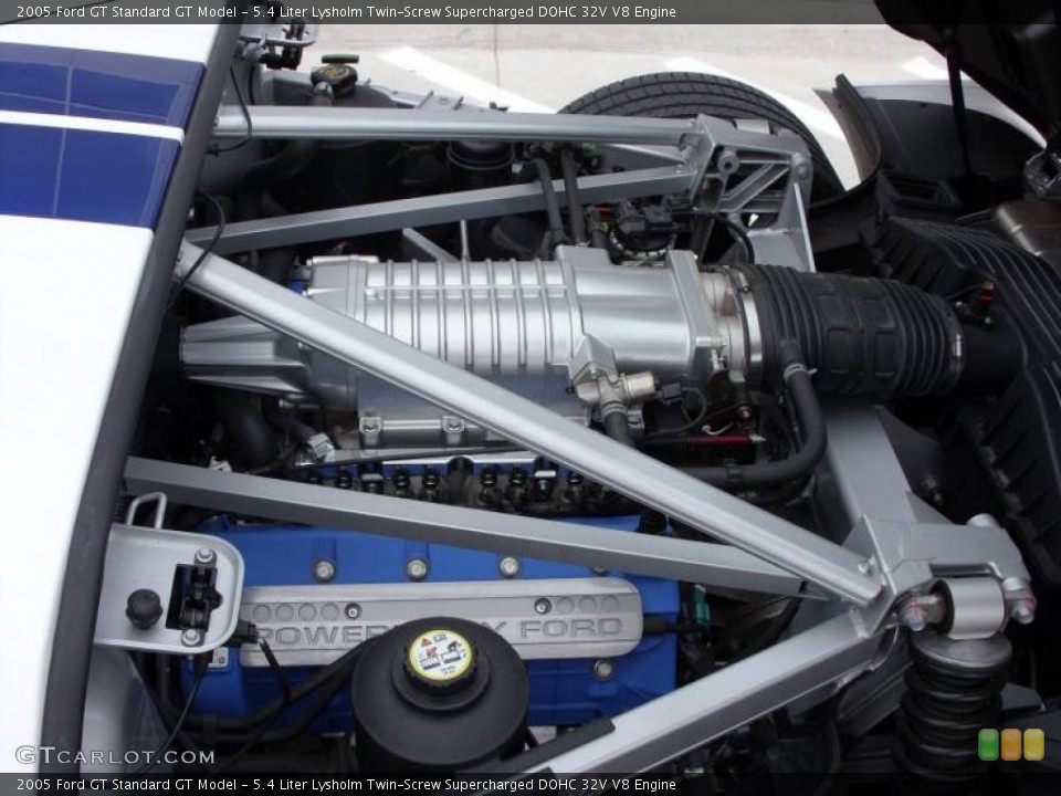 5.4 Liter Lysholm Twin-Screw Supercharged DOHC 32V V8 Engine for the 2005 Ford GT #6818198