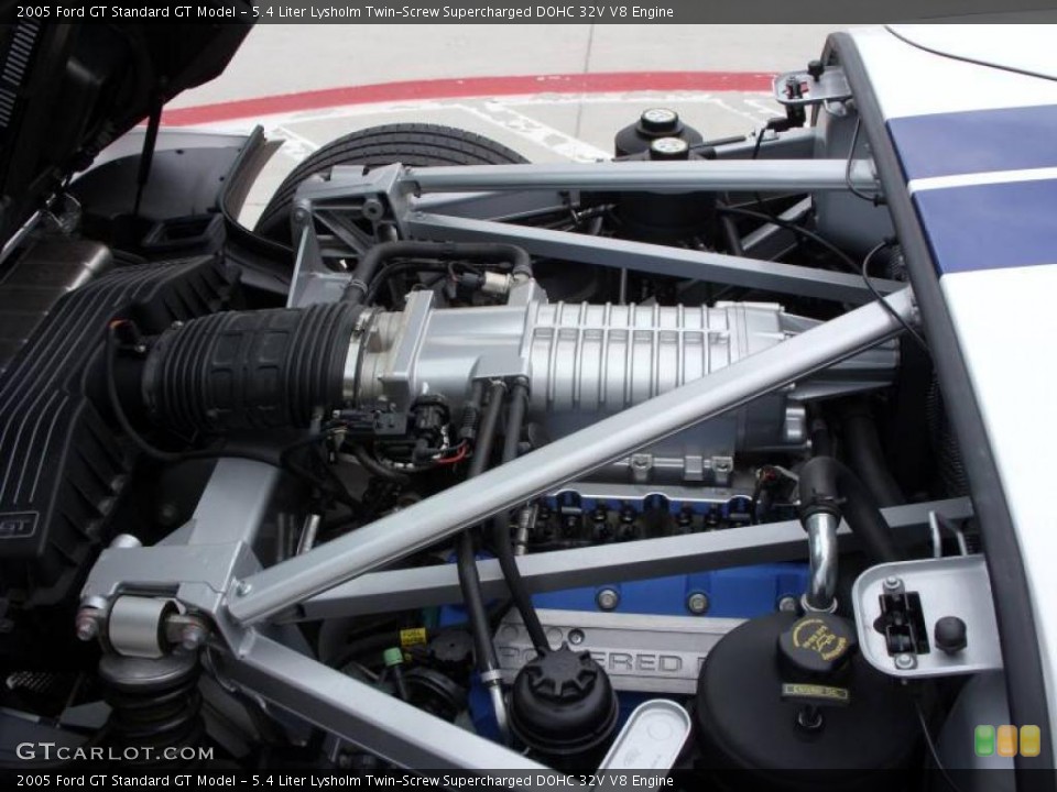 5.4 Liter Lysholm Twin-Screw Supercharged DOHC 32V V8 Engine for the 2005 Ford GT #6818208