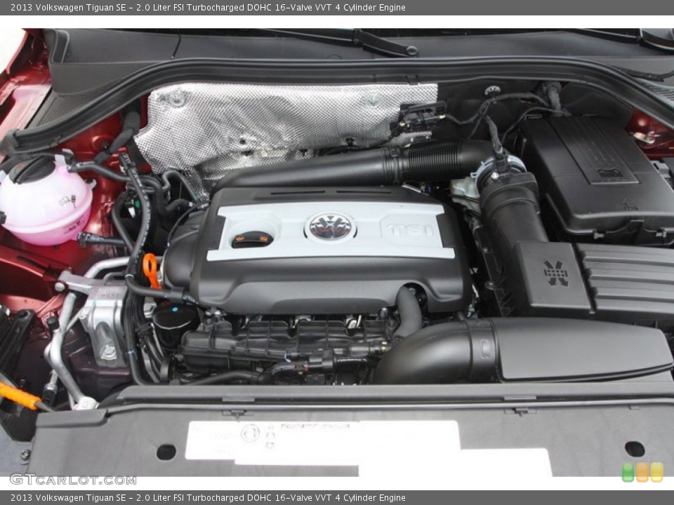 2.0 Liter FSI Turbocharged DOHC 16-Valve VVT 4 Cylinder Engine for the 2013 Volkswagen Tiguan #68183805