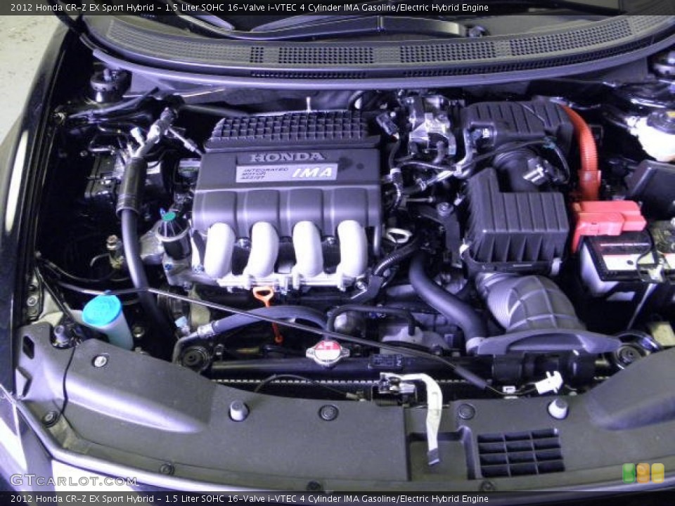 1.5 Liter SOHC 16-Valve i-VTEC 4 Cylinder IMA Gasoline/Electric Hybrid Engine for the 2012 Honda CR-Z #68191614