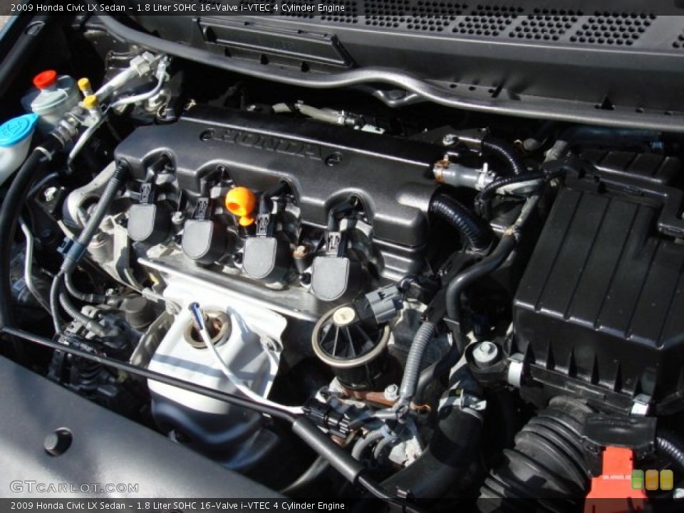 1.8 Liter SOHC 16-Valve i-VTEC 4 Cylinder Engine for the 2009 Honda Civic #68200182