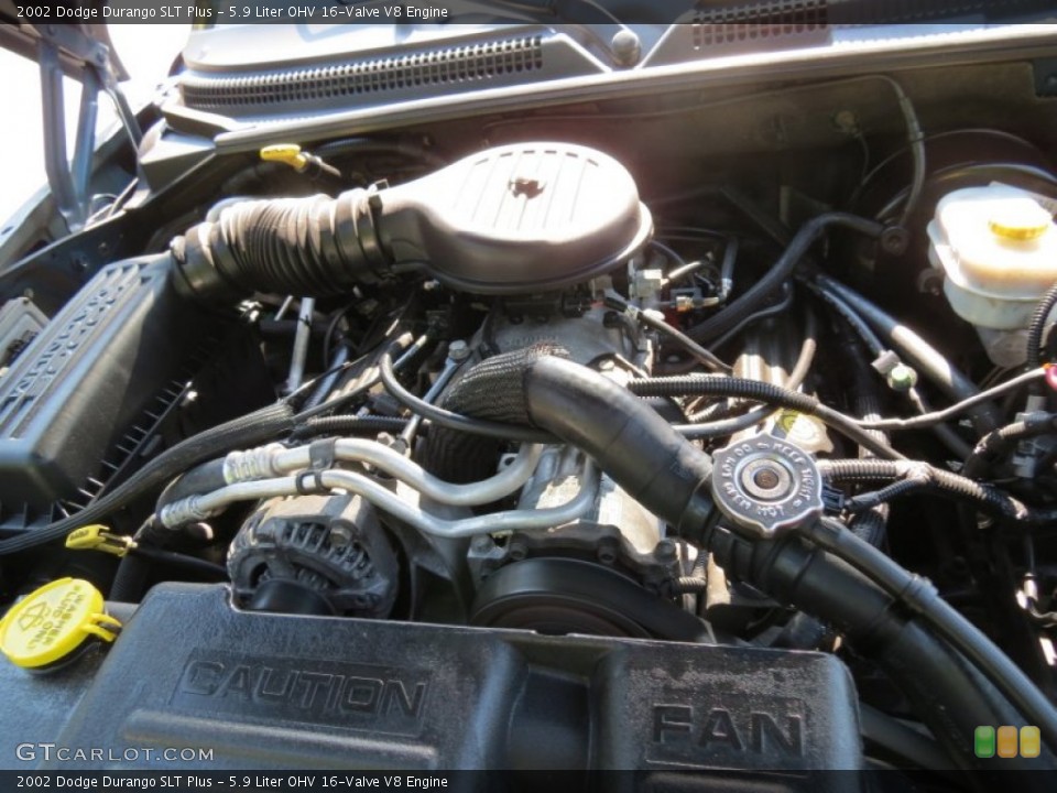 5.9 Liter OHV 16-Valve V8 Engine for the 2002 Dodge Durango #68210046