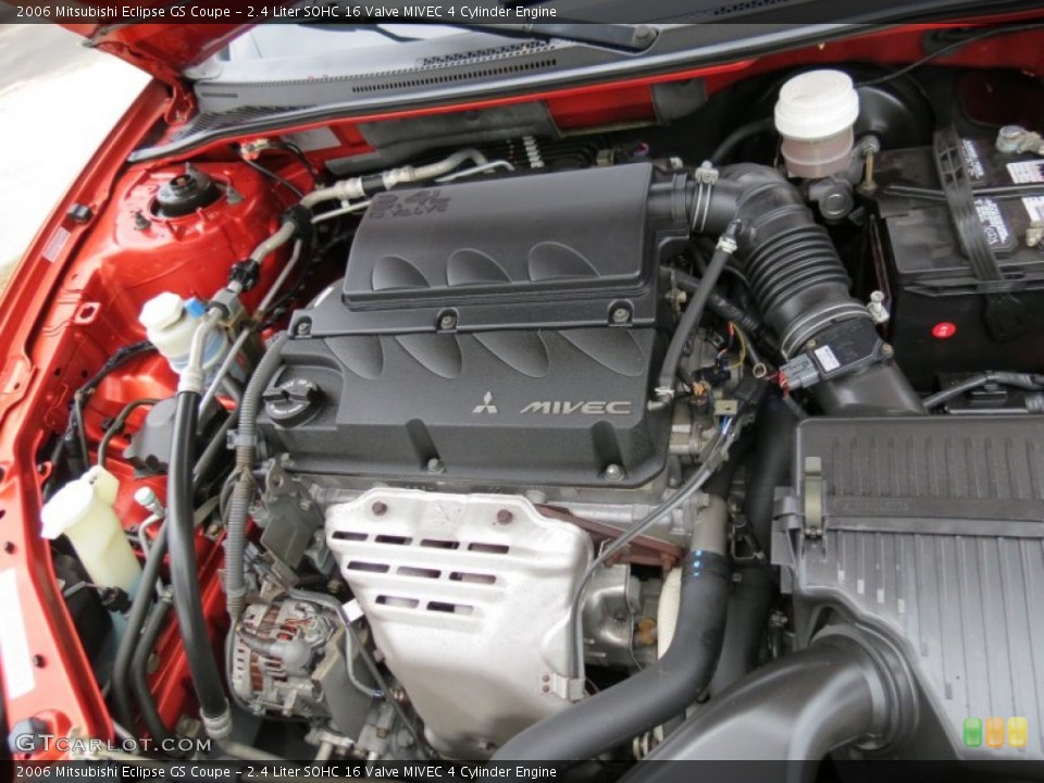 2.4 Liter SOHC 16 Valve MIVEC 4 Cylinder Engine for the 2006 Mitsubishi Eclipse #68211210